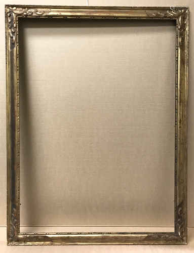 Large Art Nouveau Picture Frame. Rebate measures 55cm x 75.5cm.