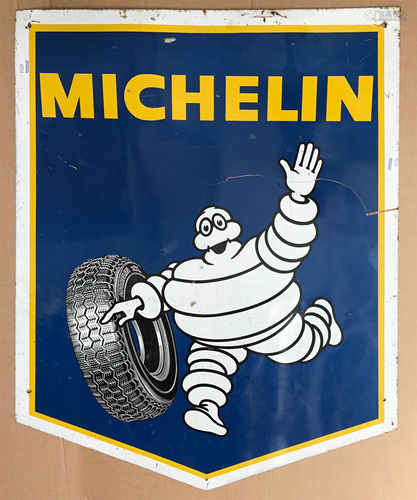 MICHELIN MOT FIRE EXIT & ONE OTHER ENAMEL SIGNS