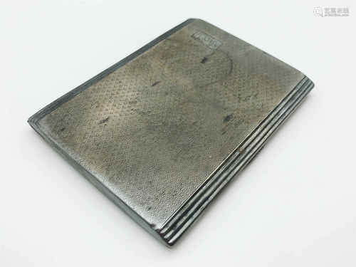 HALLMARKED SILVER CIGARETTE CASE