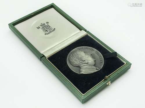 BRITISH NUMISMATIC SOCIETY SILVER MEDAL WILFRED SLAYTER