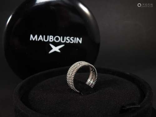 MAUBOUSSIN Paris, Le Premier Jour. Bague anneau en…