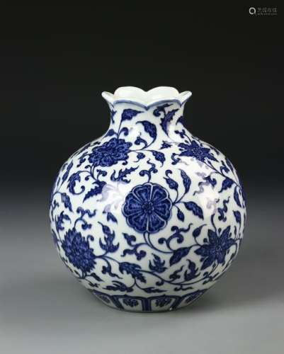 Chinese Blue and White Vase