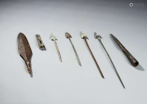 Group of Chinese Bronze Arrowheads