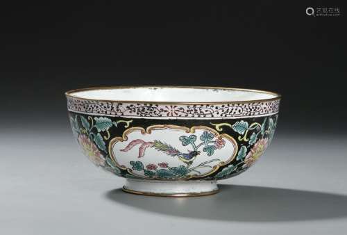 Chinese Enamel Bronze Bowl