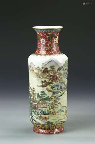 Chinese Famille Rose Vase