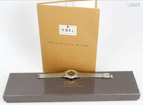 LADIES EBEL SWISS TWO TONE DIAMOND WATCH