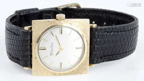 VINTAGE 14K YELLOW GOLD LUCIEN PICCARD WRIST WATCH