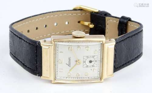 VINTAGE HARMAN MEN'S 14K YELLOW GOLD WRISTWATCH