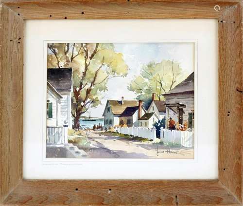 JOHN CUTHBERT HARE NEW ENGLAND WARF WATERCOLOR