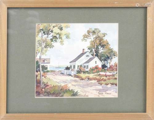 JOHN CUTHBERT HARE CAPE COD WATERCOLOR