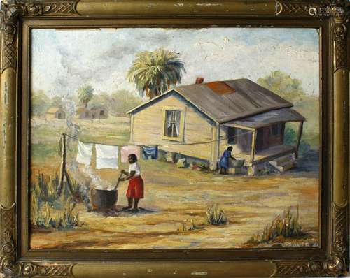 WEAVER FLORIDA PLANTATION OIL ON BOARD