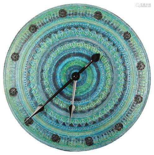 HOWARD MILLER ITALIAN CERAMIC CLOCK FOR MERIDAN