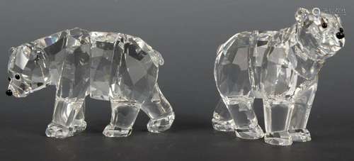 SWAROVSKI CRYSTAL COLLECTION BROTHER & SISTER BEAR