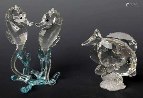 SWAROVSKI CRYSTAL COLLECTION FIGURINES - LOT OF 2