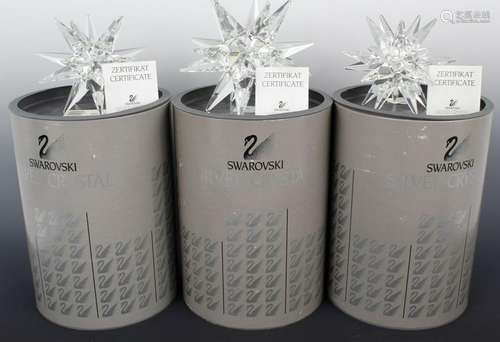 SWAROVSKI CRYSTAL COLLECTION STAR CANDLEHOLDERS