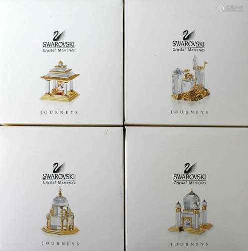 SWAROVSKI CRYSTAL MEMORIES JOURNEYS - LOT OF 4