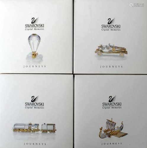 SWAROVSKI CRYSTAL MEMORIES JOURNEYS - LOT OF 4