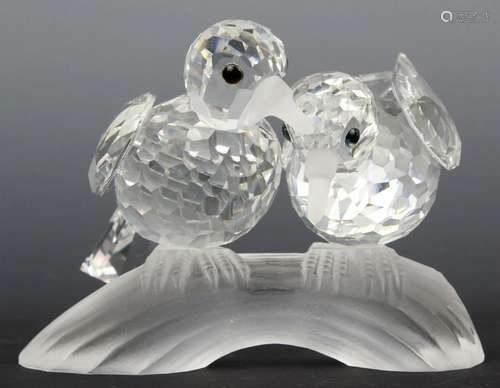 SWAROVSKI CRYSTAL TURTLEDOVES 1989 