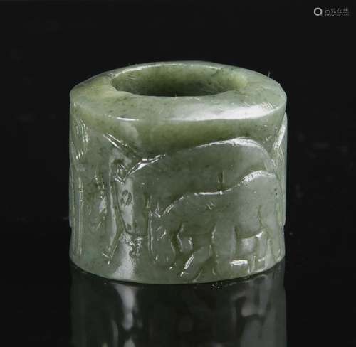 Chinese Jade Thumb Ring