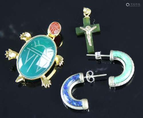 Four Chinese Jewelry Items