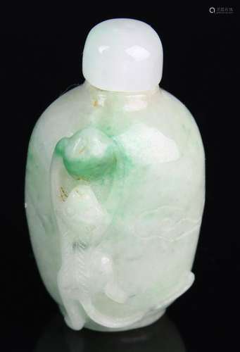 Chinese Jadeite Snuff Bottle