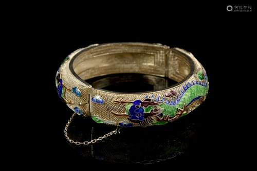 Chinese Silver Bangle