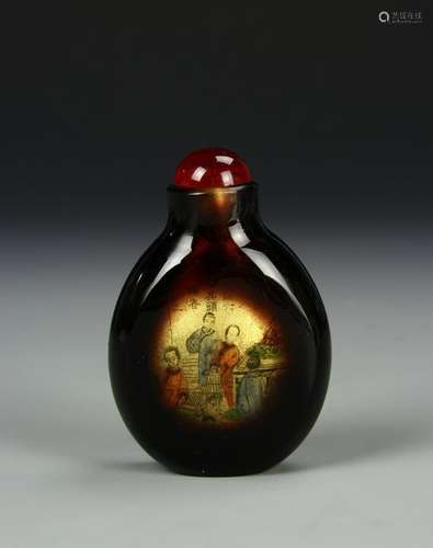 Chinese Peking Glass Snuff Bottle