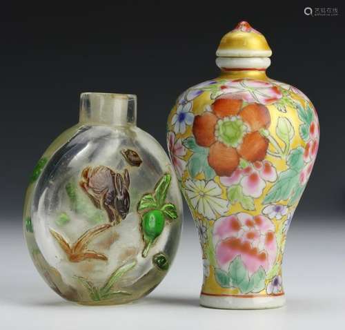 Two Chinese Snuff Bottles