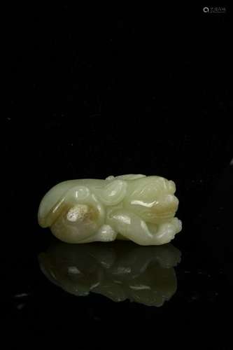 Chinese White Jade Lion