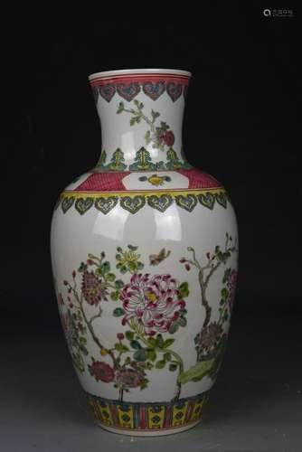 Chinese Famille Rose Vase