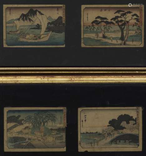 JapaneseWoodblockPrintsSadanobu,Hasegawa1809-1879Meishoe(Foursmallleaves,8[...]