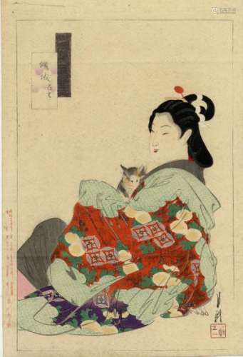 JapaneseWoodblockPrintsGekko,Ogata1859-192035.7x24.2cm,dat.1887-From[...]