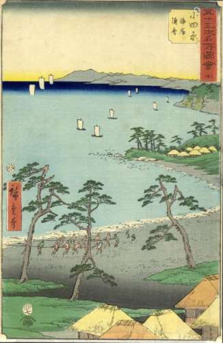 JapaneseWoodblockPrintsHiroshige,Utagawa1797-1858Meishoe(Oban,dated1855)-[...]