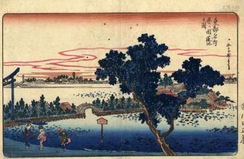 JapaneseWoodblockPrintsHiroshige,Utagawa1797-1858Meishoe(Obanyokoe)-From[...]
