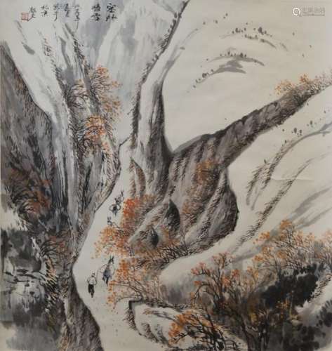 ChineseAntiquesandArtRollpicture,Autumnmountainlandscape,20thcentury-[...]