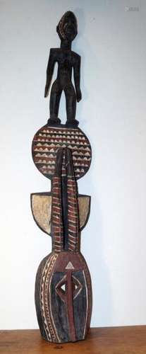 AfricanArtLargeantelopemask,inwesternSudanmossi-style-H.112cm,W.16cm.[...]