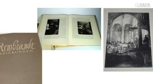 BooksConvolutRembrandt-a)Mappe.Radierungen,1939.EineAuswahlvonhundertder[...]