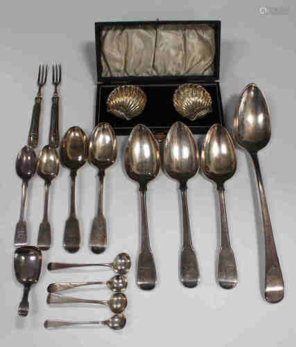 A George III silver Old English pattern serving spoon, London 1813 by Peter & William Bateman,