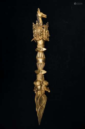 A Chinese Gilt Bronze Decoration