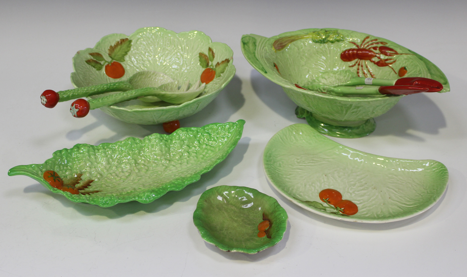 carlton ware lobster salad bowl and servers