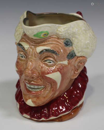 A Royal Doulton large character jug 'The Clown', height 16cm.Buyer’s Premium 29.4% (including