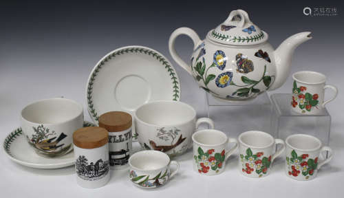 A mixed group of Portmeirion table wares, including 'Pomona', 'The Botanic Garden' and 'Summer