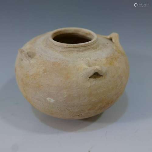 CHINESE ANTIQUE STONEWARE JAR - SONG DYNASTY