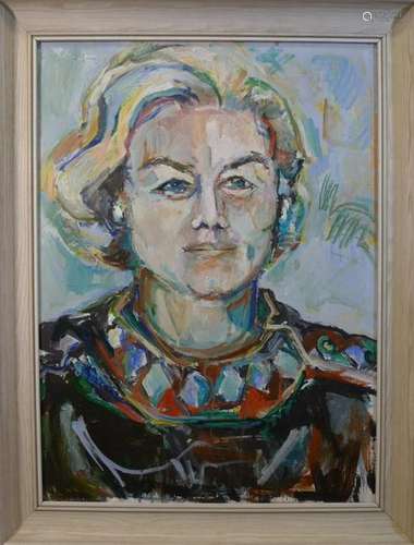 HILLARY CLINTON OIL ON CANVAS PAINTING