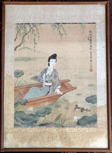 CHINESE PAINTING ON SILK