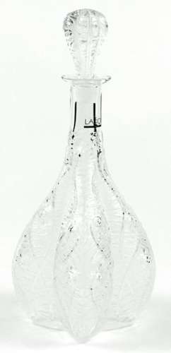 Lalique Fougers Millesimee frosted decanter