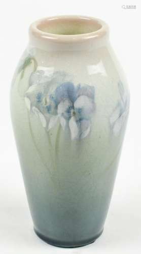 Rookwood Pottery vellum glazed vase executed by Charles