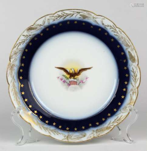 Benjamin Harrison Presidential dinner plate