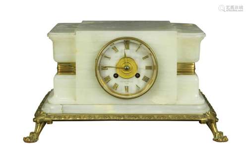 French onyx mantle clock