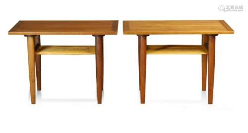 (lot of 2) George Nakashima for Widdicomb side tables